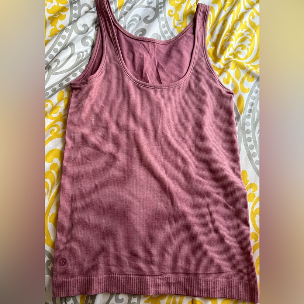 Lululemon Athletica Mauve Tank Top
